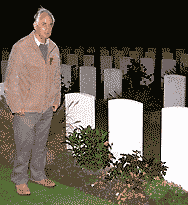 John by Victor's grave